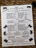 Crabby Lady menu