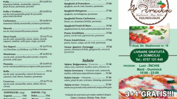 Pizzeria Al Pomodoro Delivery menu