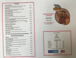 Redneck Pizza Chicken menu