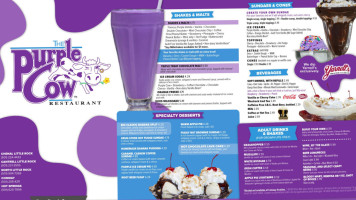 The Purple Cow (north Little Rock) menu
