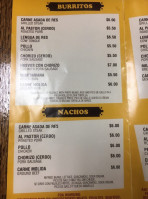 Lupita menu