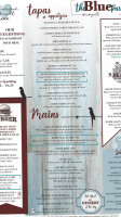 The Blue Parrot menu