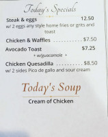 The Corner Grill menu