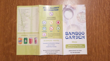 Bamboo Garden menu