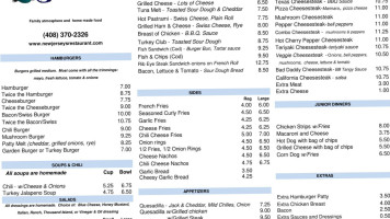 New Jersey's: Cheesesteaks And Sports menu