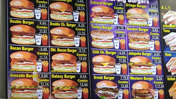 Galaxy Burgers food
