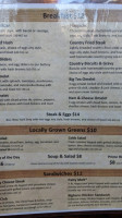Bighorn Café menu