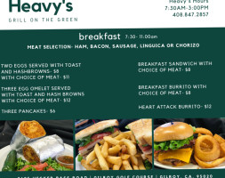 Heavy's Grill On The Green food