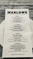 Marlowe menu