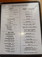 Beach Street Kitchen menu