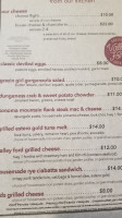 Valley Ford Cheese And Creamery menu