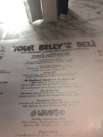 Your Belly's Deli menu