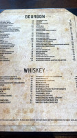 Brick Bourbon menu