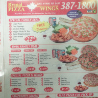 Rymal Pizza-Wings food