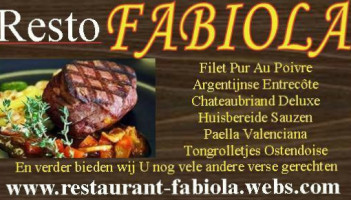 Fabiola menu