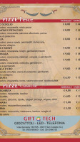 Pizzeria Il Pirata menu