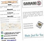 Garage 5 menu