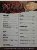 Pg Cafe And Grill menu