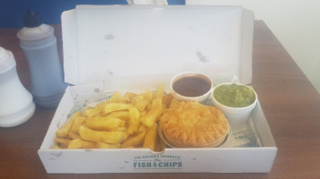 The Blue Fin Fish Chip Shop food
