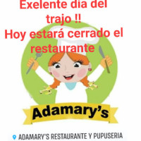 Adamary's Y Pupuseria menu