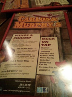 Carlos & Murphy's menu