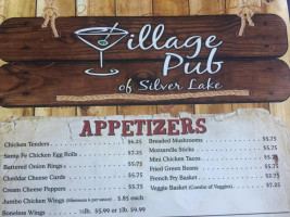 The Village Pub menu
