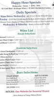 Local Grille And Patio menu