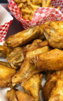 Toxic Wings Fries food