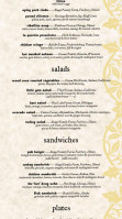 Publican Tavern menu