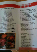 Fritz's Smoked Meats And Superior Sausage Co menu