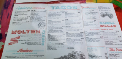 El Trompo Taco Bar & Cactus Grill menu