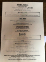 Gally's Bar Restaurant menu