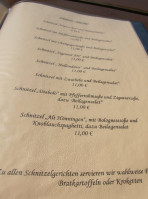 Gasthaus Mönchhof menu