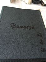 Yangtze menu