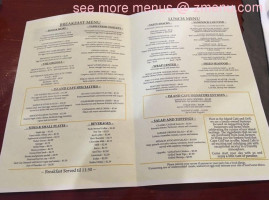 Island Cafe Grill menu