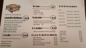 Tastebuds menu