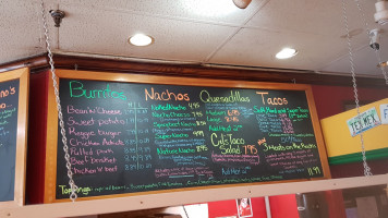 El Camino's menu