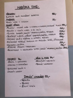 Hostinec Na Letné menu