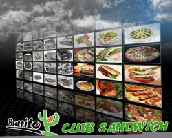 Club Sandwitch Burrito food