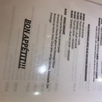 Le Comptoir Du Cap menu