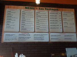 Las Tortugas menu