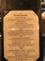 The Blarney Stone Pub Sioux Falls menu