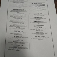 Perk Cup Cafe menu