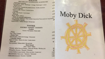 Moby Dick menu