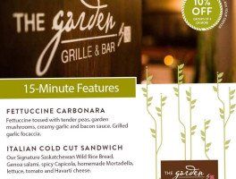 The Garden Grille & Bar menu
