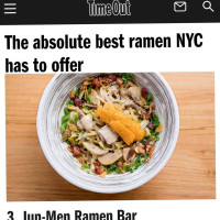 Jun-Men Ramen Bar food