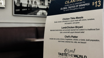 Cilantro's Restaurant menu