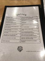 Datsun menu
