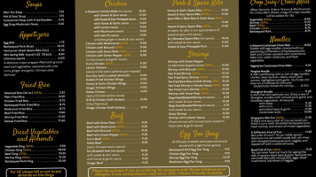 Four Seasons Chinese Food menu