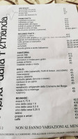 Dalla Fernanda Chiosco Pizzeria Lago Dei Pontini menu